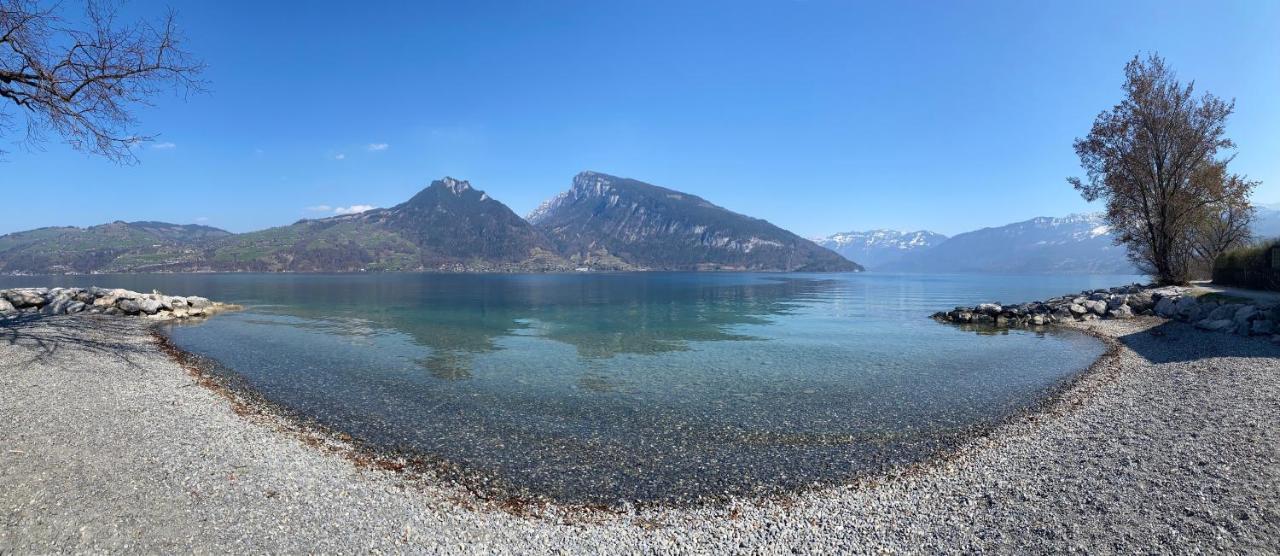 Hotel Seaside Spiez Esterno foto