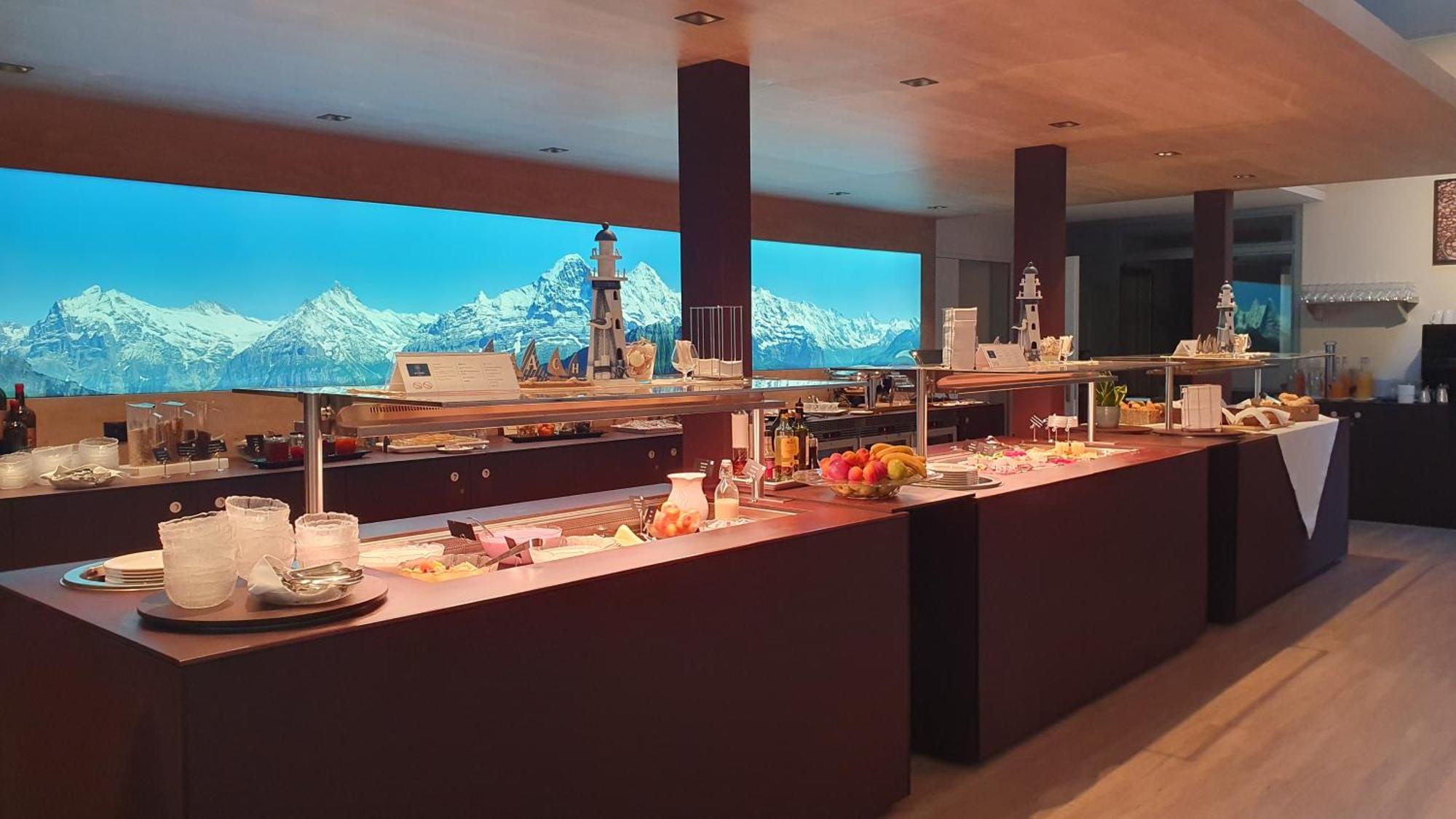 Hotel Seaside Spiez Esterno foto